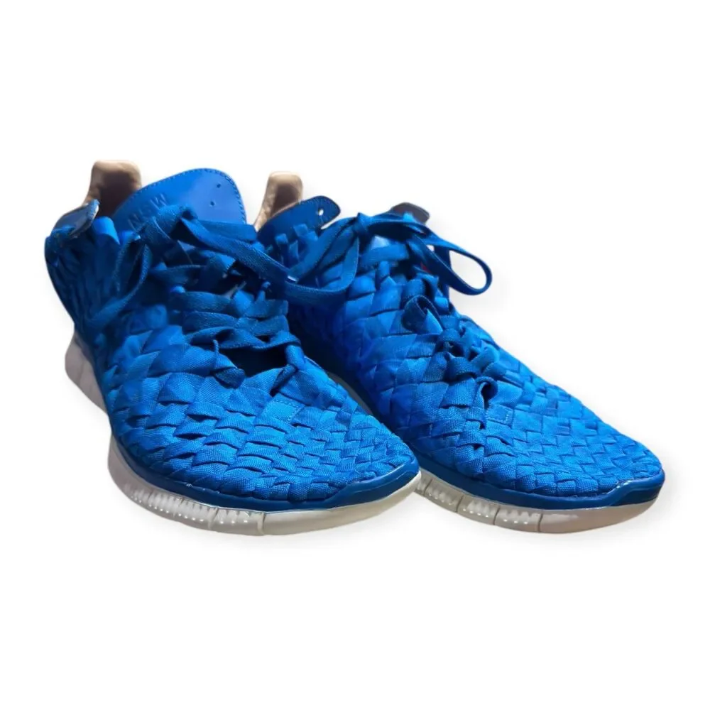 Nike Free Inneva Woven SP Sneakers Photo Blue 598384-400‎ Men's Size 10